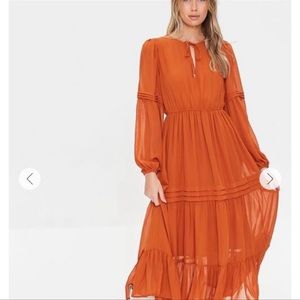 Peasant MIDI Dress
